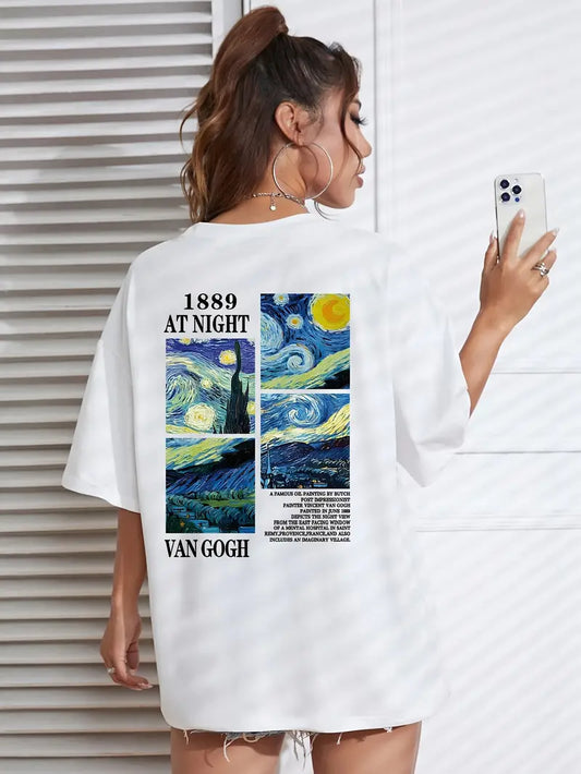 T-shirt  " 1899 at night Van Gogh  "